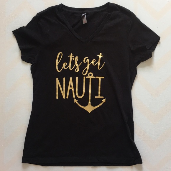 district made Tops - 3/$15 Black V neck T shirt